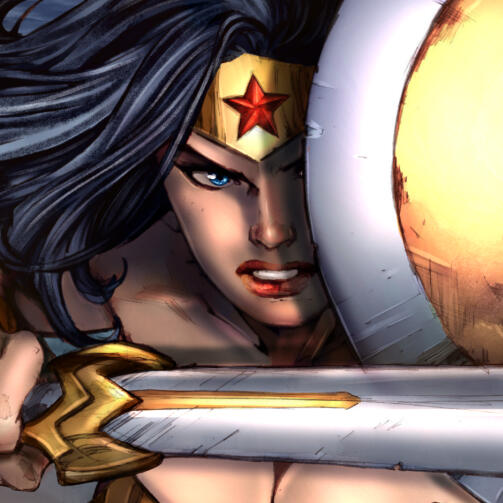 "Wonder Woman" | LINES: Ed Benes | COLOURS: Amanda Griffiths